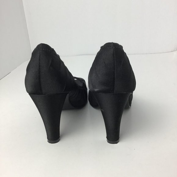 C.B. Collections Women's Heels Black Size 9 - Picture 4 of 8